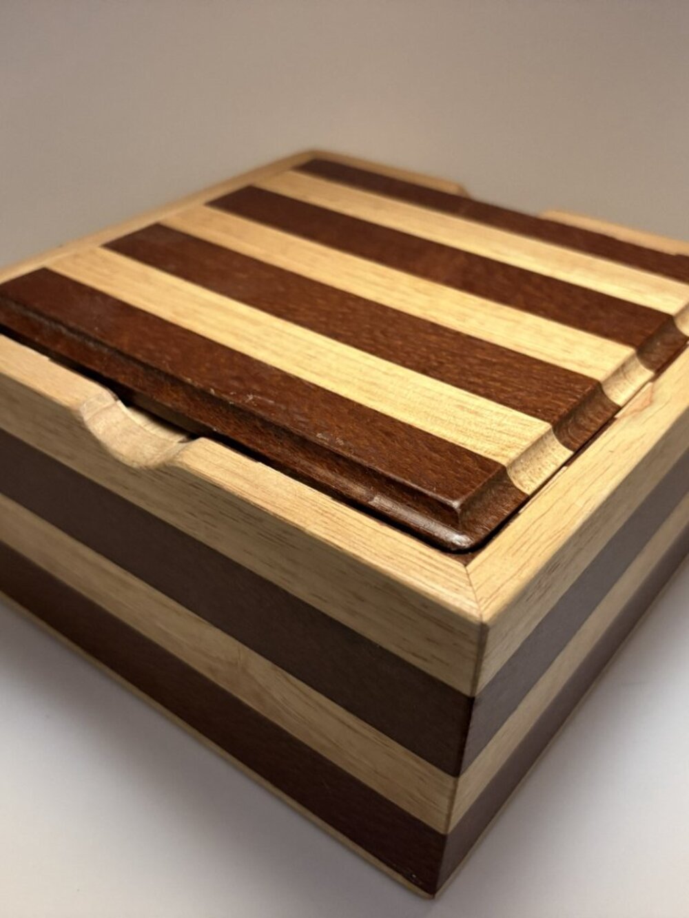 Ash Handmade Curio Puzzle Box - Picture 2 of 3
